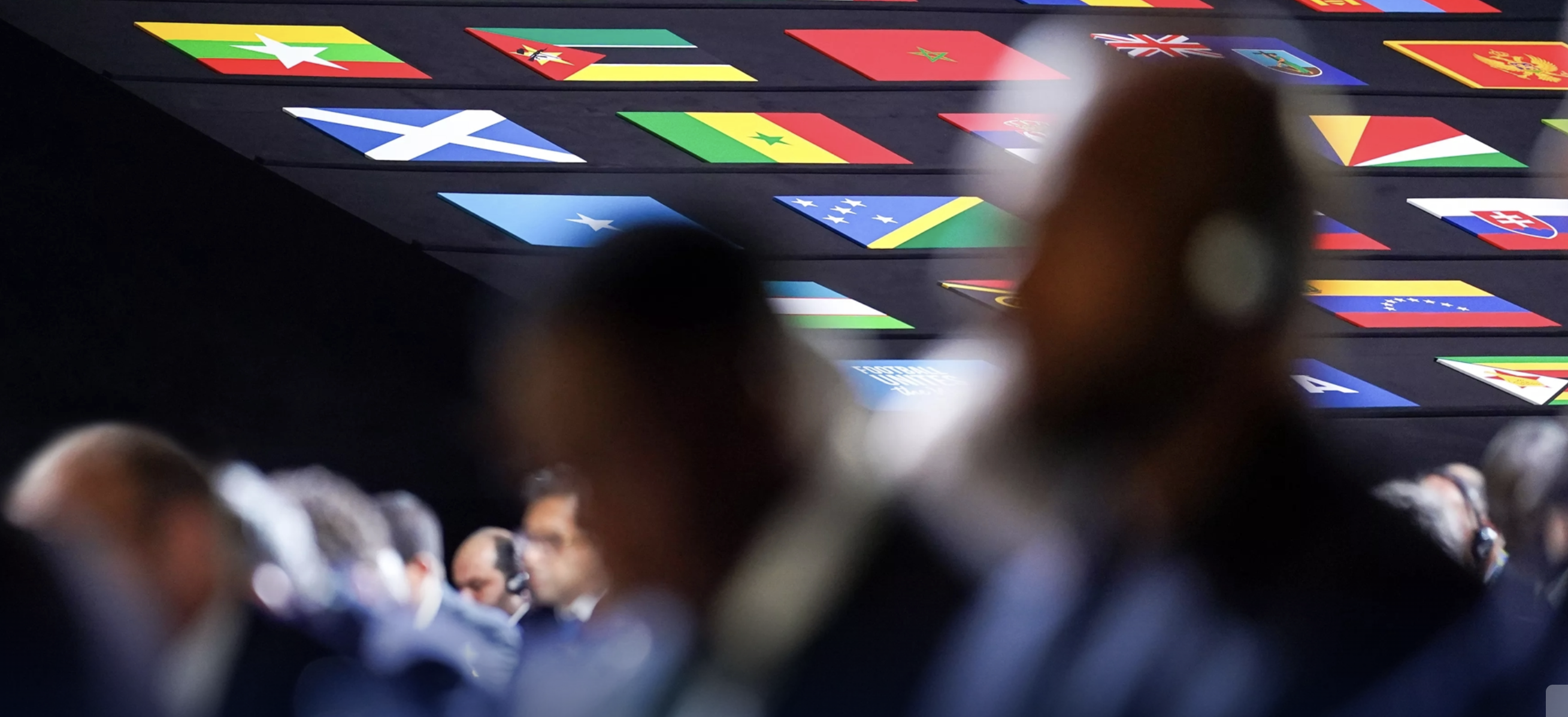 World Cup flags